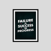 Failure Is Success In Progress Premium Motivational Quotes Photo Frame